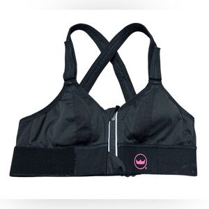Shefit Women's X-Small Ultimate High Impact Adjustable Sports Bra Black